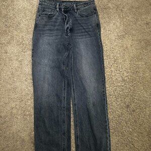 Fashion Nova Women's Navy and Black Jeans